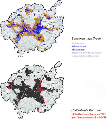 Cluster Winterthur: Elastizitäten und Kapazitäten im Siedlungsgebiet
