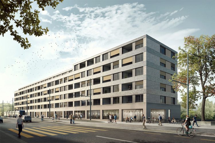 Dübendorfstrasse (Visualisierung: raumgleiter) Dübendorfstrasse (Visualisierung: raumgleiter)